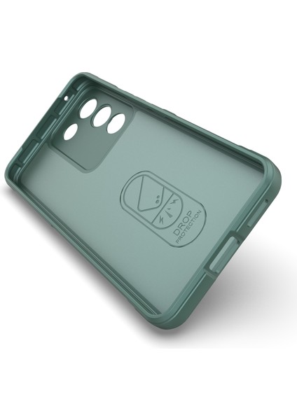 Vivo Y200(HINDISTAN)5G Tpu Kılıf Düşmeye Lı Telefon Arka Kapağı-Yeşil (Yurt Dışından) fırsatları