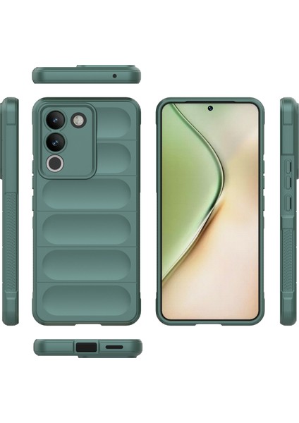 Vivo Y200(HINDISTAN)5G Tpu Kılıf Düşmeye Lı Telefon Arka Kapağı-Yeşil (Yurt Dışından) indirimleri