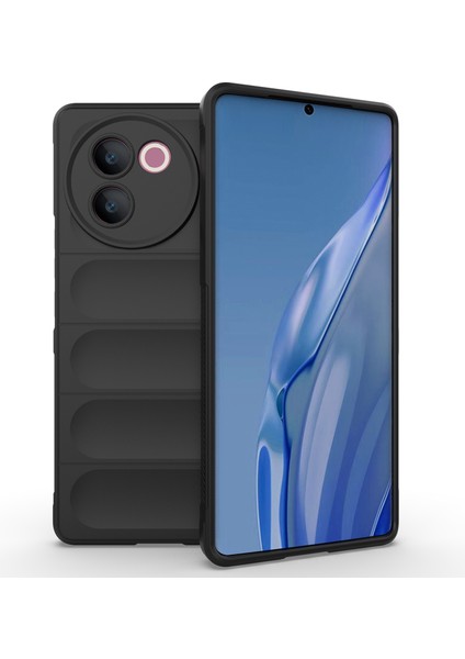 Vivo V30E 5g Tpu Kılıf Sağlam Düşme Korumalı Cep Telefonu Kılıfı-Siyah (Yurt Dışından)