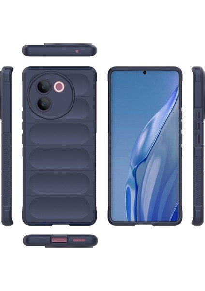 Vivo V30E 5g Tpu Kılıf Sağlam Düşme Korumalı Cep Telefonu Kılıfı-Koyu Mavi (Yurt Dışından) modelleri