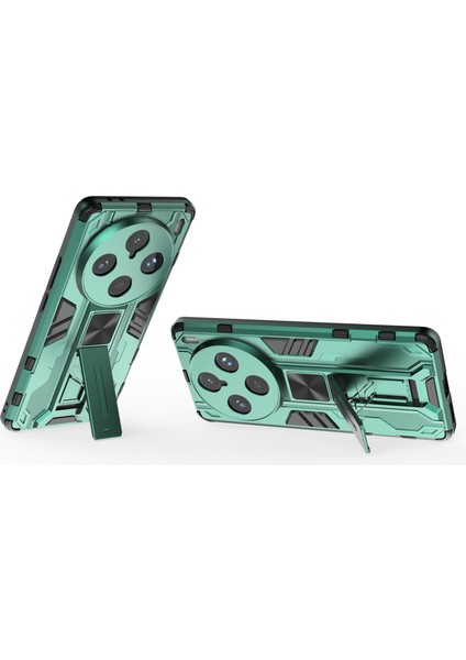 Vivo X100 Pro 5g Telefon Kılıfı Kickstand Pc+Tpu Düşmeye Lı Kılıf-Yeşil (Yurt Dışından) modelleri