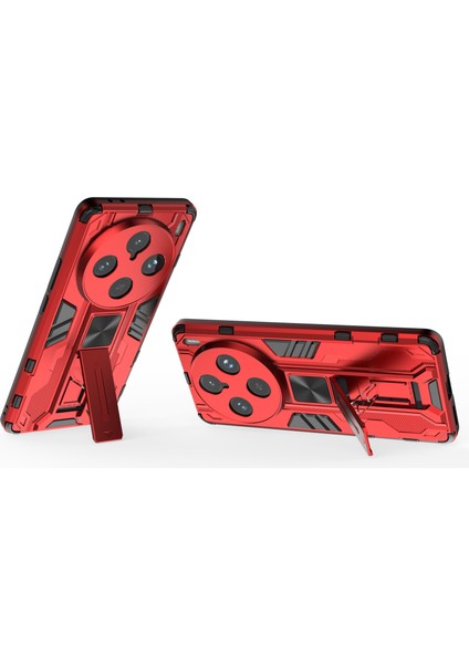 Vivo X100 Pro 5g Telefon Kılıfı Kickstand Pc+Tpu Düşmeye Lı Kılıf-Kırmızı (Yurt Dışından) modelleri