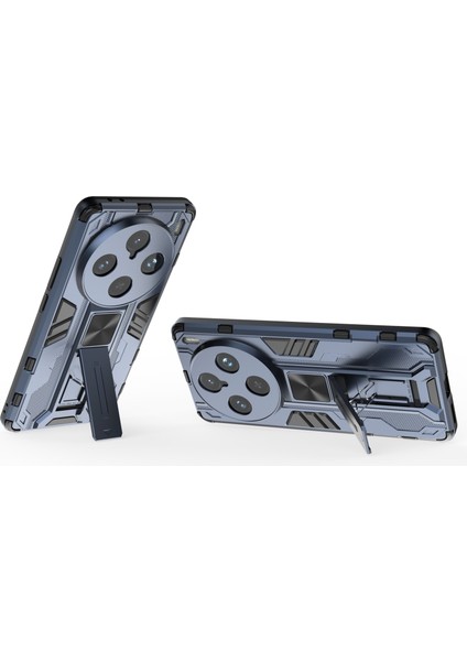Vivo X100 Pro 5g Telefon Kılıfı Kickstand Pc+Tpu Düşmeye Lı Kılıf-Mavi (Yurt Dışından) modelleri
