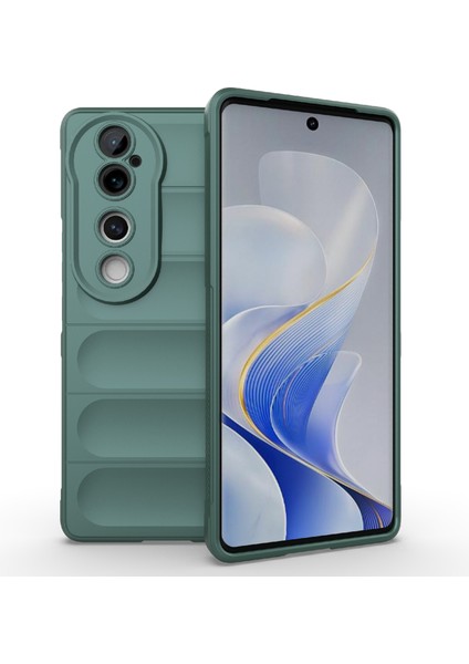 Vivo S19 Pro 5g Kılıf Düşmeye Karşı Yumuşak Tpu Telefon Kılıfı-Yeşil (Yurt Dışından)