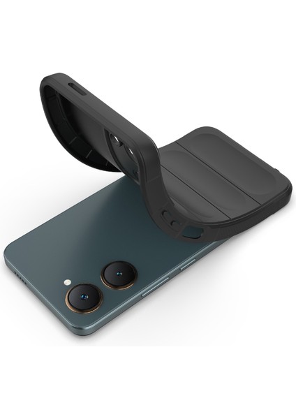 Vivo Y03/Y18 4G/Y28S 5g Darbeye Dayanıklı Kılıf Yumuşak Tpu Cep Telefonu Kılıfı-Siyah (Yurt Dışından) fırsatları