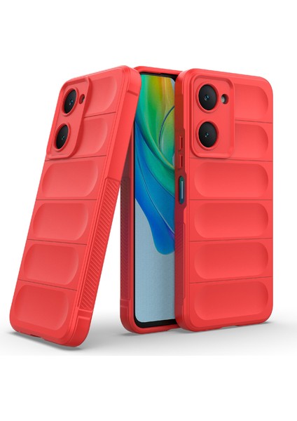 Vivo Y03/Y18 4G/Y28S 5g Darbeye Dayanıklı Kılıf Yumuşak Tpu Cep Telefonu Kılıfı-Kırmızı (Yurt Dışından) fiyatları