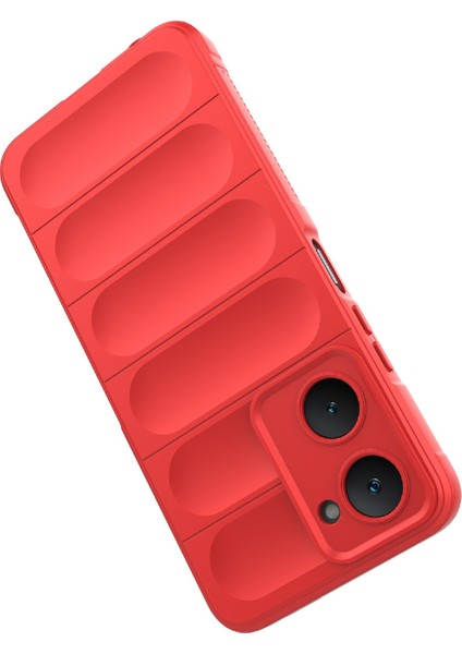 Vivo Y03/Y18 4G/Y28S 5g Darbeye Dayanıklı Kılıf Yumuşak Tpu Cep Telefonu Kılıfı-Kırmızı (Yurt Dışından) modelleri