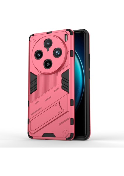 Vivo X100 Pro 5g Kickstand Telefon Kılıfı Çift Katmanlı Şok Emici Kapak-Gül (Yurt Dışından)