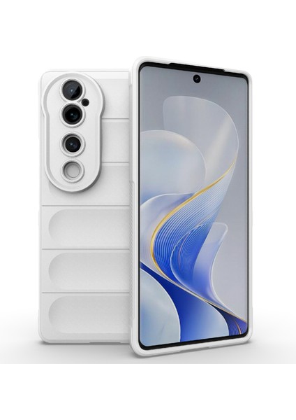 Vivo S19 Pro 5g Kılıf Düşmeye Karşı Yumuşak Tpu Telefon Kılıfı-Beyaz (Yurt Dışından)