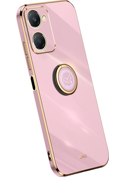 Xınlı Vivo Y18 4g Kılıf Galvanik Ayak Tpu Koruyucu Telefon Kılıfı-Mor (Yurt Dışından)