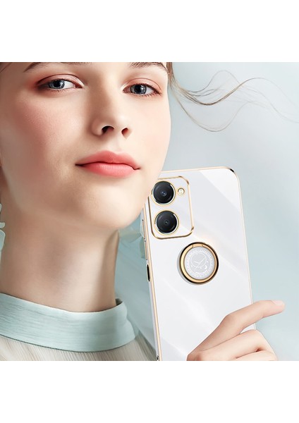 Xınlı Vivo Y18 4g Kılıf Galvanik Ayak Tpu Koruyucu Telefon Kılıfı-Mor (Yurt Dışından) fırsatları