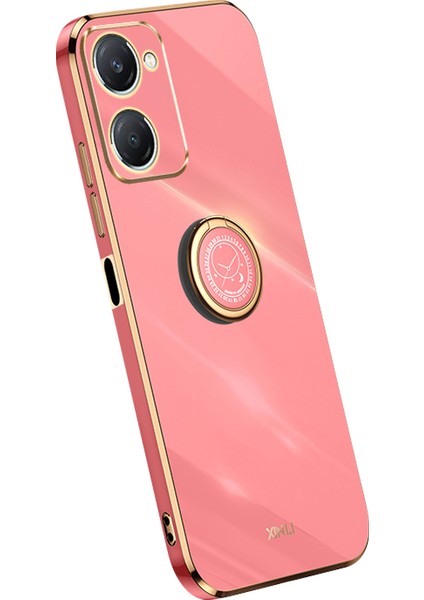 Xınlı Vivo Y18 4g Kılıf Galvanik Ayak Tpu Koruyucu Telefon Kılıfı-Kırmızı (Yurt Dışından)