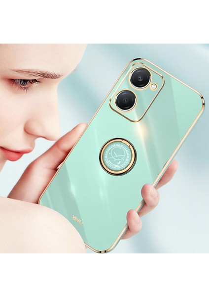 Xınlı Vivo Y18 4g Kılıf Galvanik Ayak Tpu Koruyucu Telefon Kılıfı-Kırmızı (Yurt Dışından) modelleri