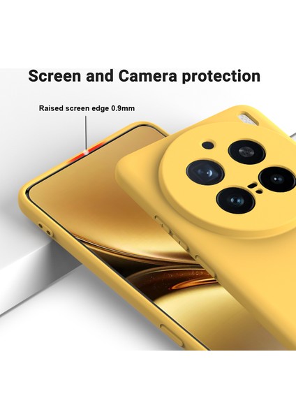 Vivo X200 Pro 5g Kılıf Sıvı Silikon Telefon Arka Kapağı El Kayışı Ile-Sarı (Yurt Dışından) fırsatları