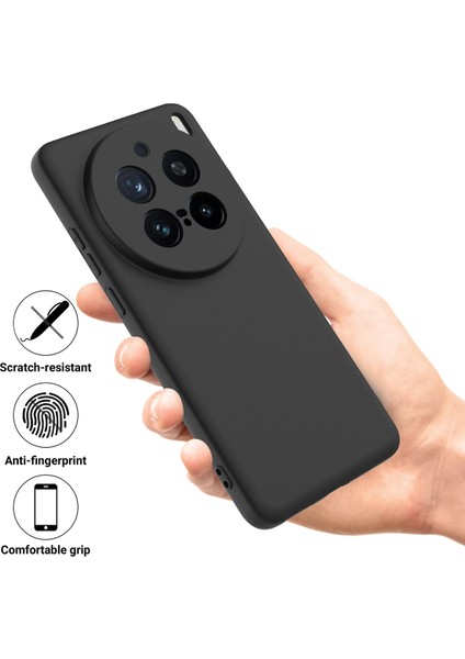 Vivo X200 Pro 5g Kılıf Sıvı Silikon Telefon Arka Kapağı El Kayışı Ile-Siyah (Yurt Dışından) fiyatları