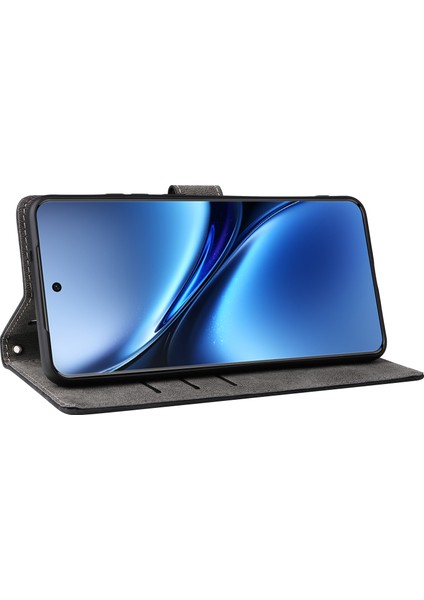 Vivo X200 Pro 5g Cüzdan Telefon Kılıfı Rfıd Engelleme Pu Deri Kapak Standı Görünüm-Siyah (Yurt Dışından) fırsatları
