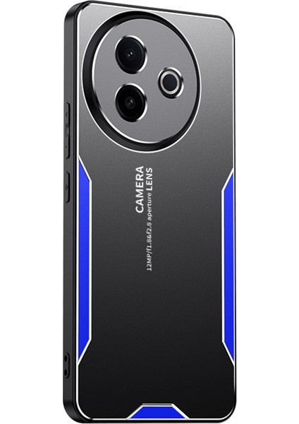 Vivo Y39 5G/Y300I 5g Telefon Kılıfı Alüminyum Alaşımlı Tpu Pc Arka Kapak-Mavi (Yurt Dışından)