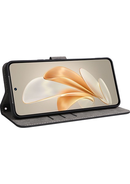 Vivo V29E(GLOBAL)5G/Y200(HINDISTAN)5G Kılıf Rfıd Engelleme Cüzdan Standı Kılıfı Kayışlı-Siyah (Yurt Dışından) modelleri