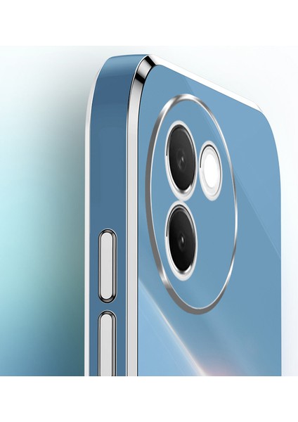 Xınlı Vivo V30E 5g Kılıf Galvanik Esnek Tpu Cep Telefonu Kılıfı-Mavi (Yurt Dışından) indirimleri
