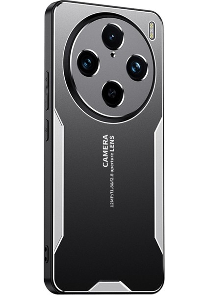 Vivo X100 Pro 5g Sert Alüminyum Alaşımlı Cep Telefonu Kılıfı Toz Geçirmez Telefon Kılıfı-Gümüş (Yurt Dışından)