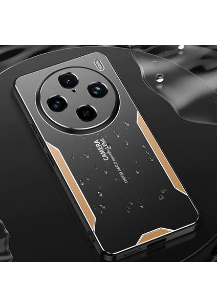 Vivo X100 Pro 5g Sert Alüminyum Alaşımlı Cep Telefonu Kılıfı Toz Geçirmez Telefon Kılıfı-Kırmızı (Yurt Dışından) fırsatları