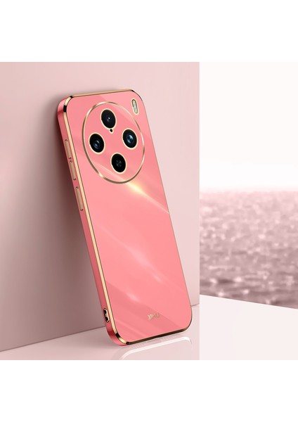 Xınlı Vivo X100 Pro 5g Telefon Kılıfı Tpu Koruma Kapağı Elektrokaplama Altın Kenarlar-Kırmızı (Yurt Dışından) indirimleri