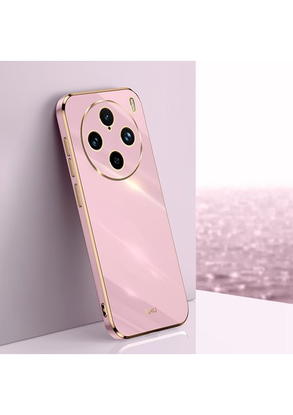 Xınlı Vivo X100 Pro 5g Telefon Kılıfı Tpu Koruma Kapağı Elektrokaplama Altın Kenarlar-Mor (Yurt Dışından) indirimleri