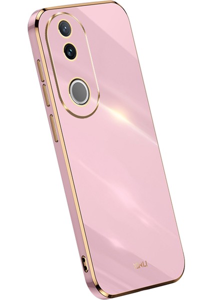Xınlı Vivo V50 5g Kılıf Tpu Telefon Kılıfı Galvanik Çerçeveli-Mor (Yurt Dışından)