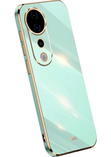 Xınlı Vivo S19 Pro 5g Kılıf Galvanik Yumuşak Tpu Koruyucu Telefon Kılıfı-Camgöbeği (Yurt Dışından)