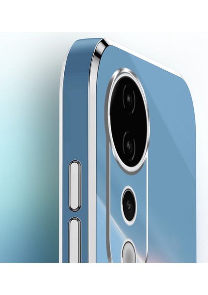 Xınlı Vivo S19 Pro 5g Kılıf Galvanik Yumuşak Tpu Koruyucu Telefon Kılıfı-Camgöbeği (Yurt Dışından)