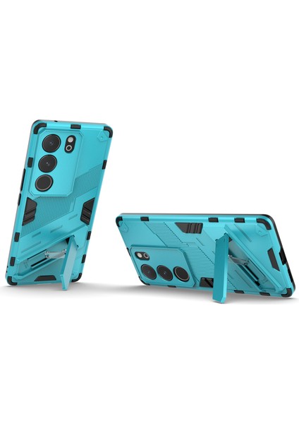 Vivo S17 5G/S17 Pro 5g Kickstand Arka Kapak Darbeye Dayanıklı Pc+Tpu Telefon Kılıfı-Bebek Mavisi (Yurt Dışından) modelleri
