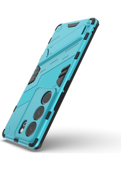 Vivo S17 5G/S17 Pro 5g Kickstand Arka Kapak Darbeye Dayanıklı Pc+Tpu Telefon Kılıfı-Bebek Mavisi (Yurt Dışından) fırsatları