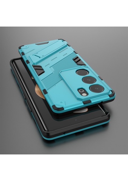 Vivo S17 5G/S17 Pro 5g Kickstand Arka Kapak Darbeye Dayanıklı Pc+Tpu Telefon Kılıfı-Bebek Mavisi (Yurt Dışından) indirimleri