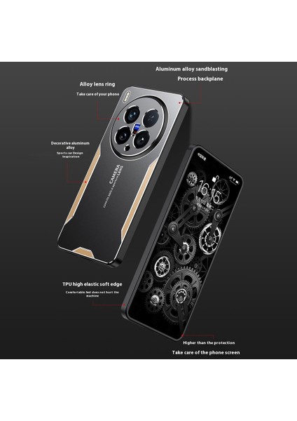 Vivo X200 Ultra 5g Telefon Kılıfı Alüminyum Alaşımlı Tpu Pc Arka Kapak-Kırmızı (Yurt Dışından) indirimleri