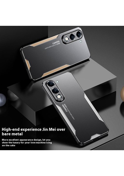 Vivo Y04 4G/Y29S 5g Telefon Kılıfı Alüminyum Alaşımlı Tpu Pc Arka Kapak-Kırmızı (Yurt Dışından) fırsatları