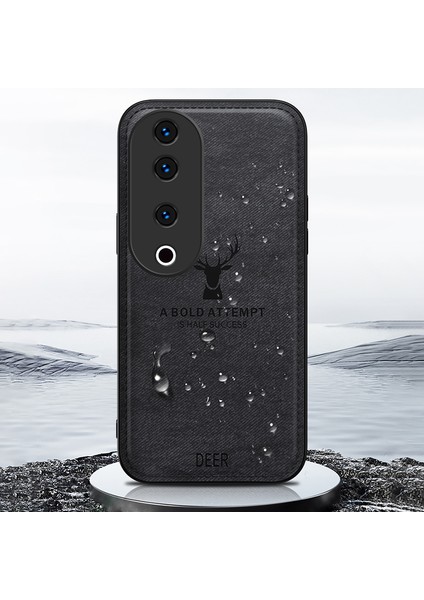Vivo S19 Pro 5g Kılıf Geyik Desenli Deri+Pc+Tpu Ince Telefon Kılıfı-Siyah (Yurt Dışından)