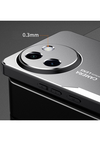 Vivo Y200I 5g Darbeye Dayanıklı Kılıf Alüminyum Alaşım + Pc + Tpu Telefon Arka Koruyucu-Kırmızı (Yurt Dışından) fiyatları