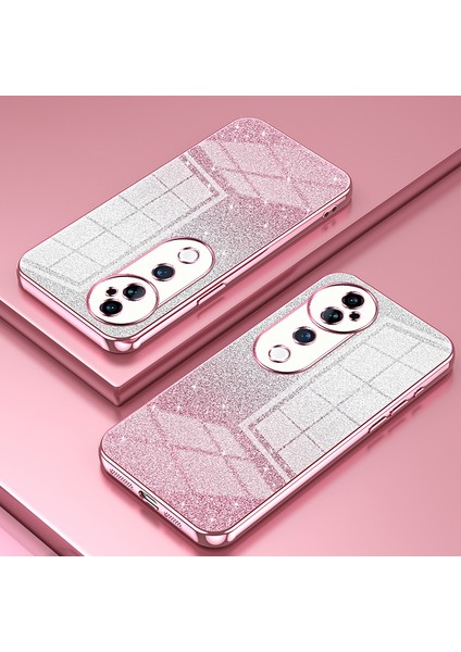 Vivo S19 Pro 5g Kılıf Parıltılı Parıltılı Yumuşak Tpu Degrade Renkli Telefon Kılıfı-Pembe (Yurt Dışından)