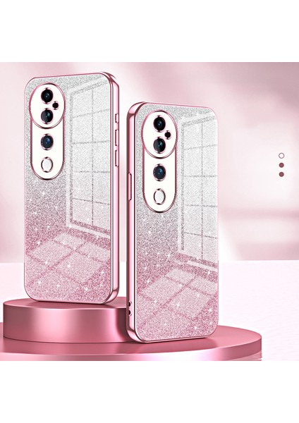 Vivo S19 Pro 5g Kılıf Parıltılı Parıltılı Yumuşak Tpu Degrade Renkli Telefon Kılıfı-Siyah (Yurt Dışından)