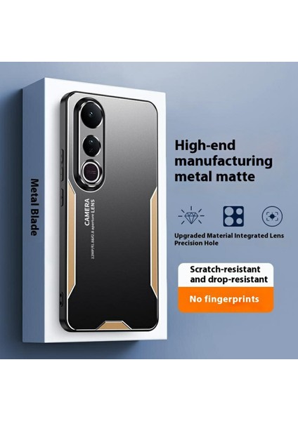 Vivo V50 Lite 4g Telefon Kılıfı Alüminyum Alaşımlı Tpu Pc Arka Kapak-Gümüş (Yurt Dışından) fiyatları