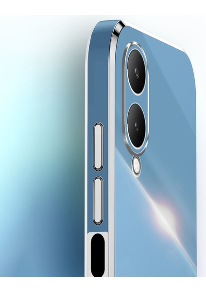 Xınlı Vivo Y17S 4g Koruyucu Kılıf Tpu Ayaklı Telefon Kılıfı Galvanik Altın Kenar-Camgöbeği (Yurt Dışından) indirimleri