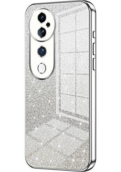Vivo S19 Pro 5g Kılıf Parıltılı Parıltılı Yumuşak Tpu Degrade Renkli Telefon Kılıfı-Gümüş (Yurt Dışından)