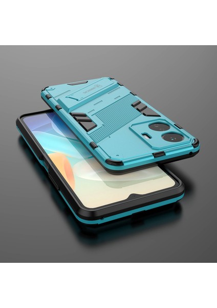 Vivo Y77 5g Hibrit Tpu+Pc Telefon Kılıfı Kickstand Çizilmez Cep Telefonu Arka Kapağı-Bebek Mavisi (Yurt Dışından) fırsatları