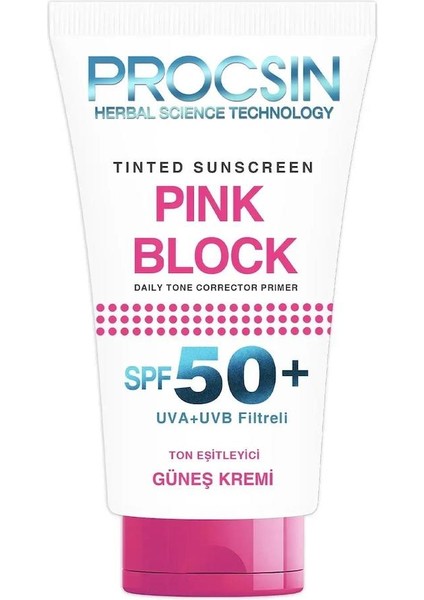 Procsin Pink Block Güneş Kremi SPF50+ 50 ml