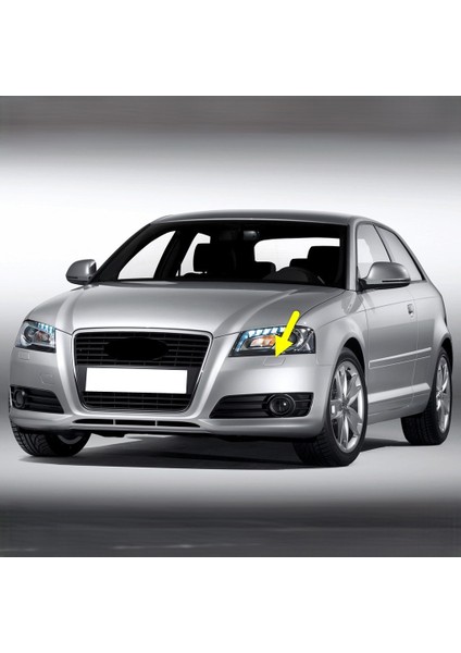 Audi A3 Hb 2009-2012 Sol Ön Far Yıkama Kapağı 8P0955275A