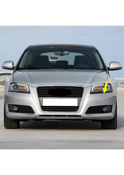 Audi A3 Sportback 2009-2012 Sol Ön Far Yıkama Kapağı 8P0955275A