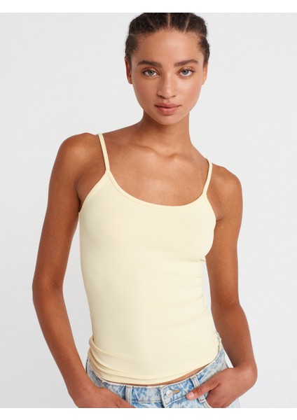 20901 Ince Askılı Poliamid Top-Sarı