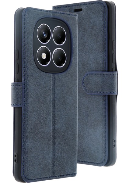 Xiaomi Redmi Note 14 Pro 4g Kılıf Trend S Plus Kapaklı Kılıf - Lacivert Ynsmr