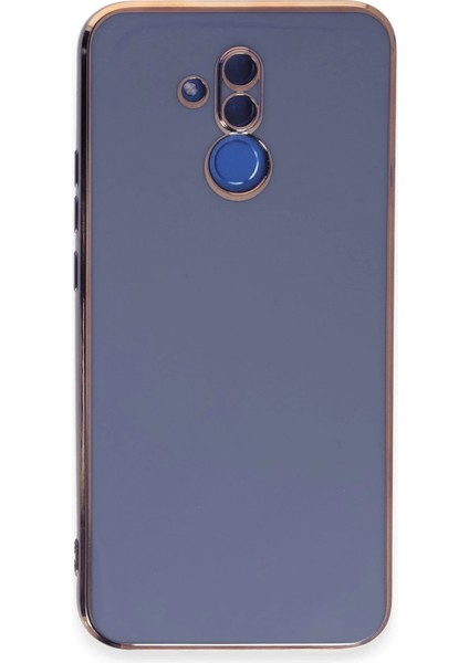 Huawei Mate 20 Lite Kılıf Volet Silikon - Mavi Ynsmr