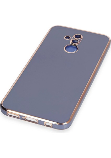 Huawei Mate 20 Lite Kılıf Volet Silikon - Mavi Ynsmr